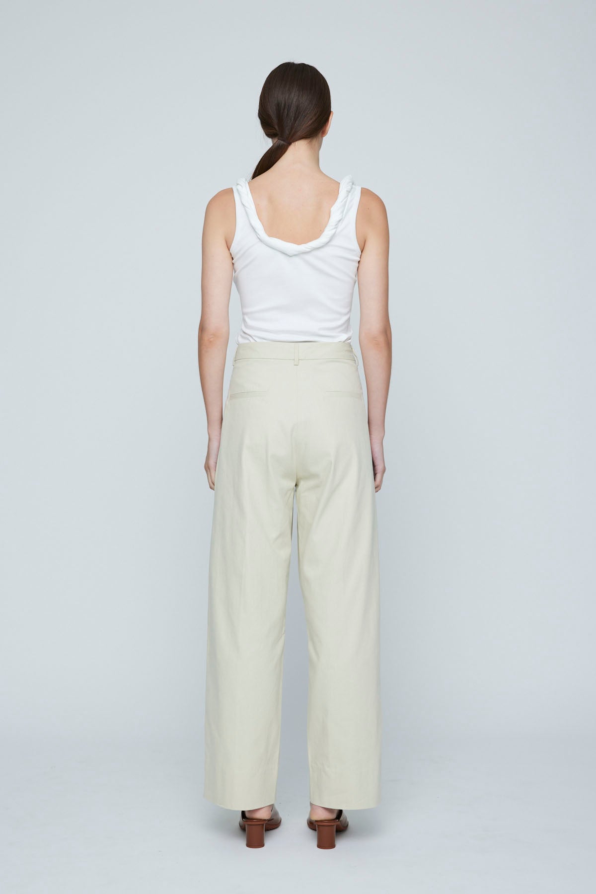 Wynn Hamlyn Charlie Trouser // Stone