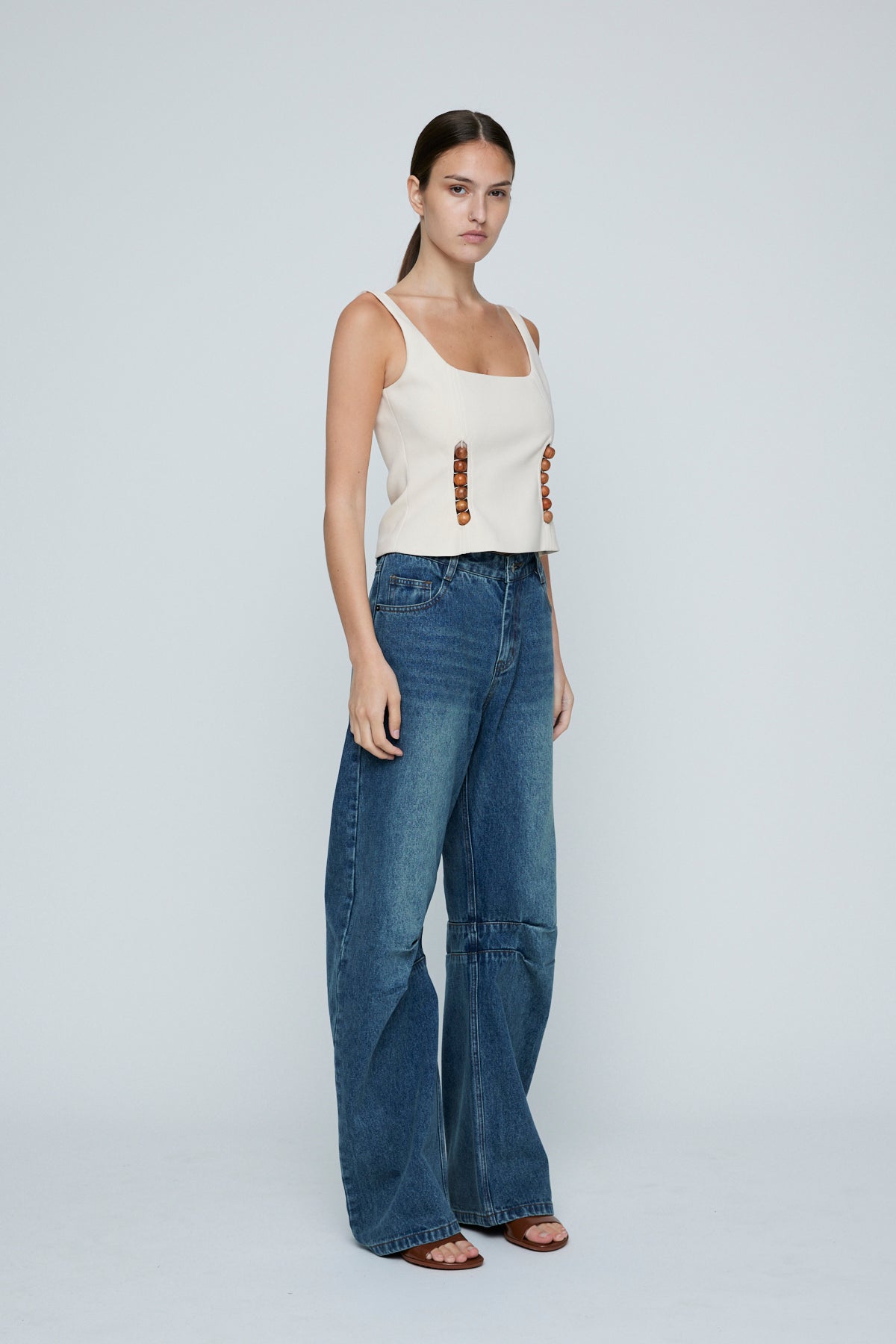 Wynn Hamlyn Darted Leg Jean // Indigo