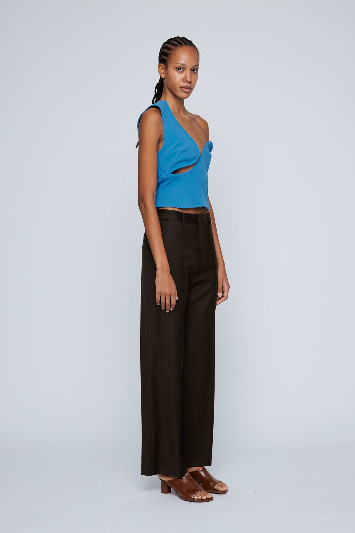 Wynn Hamlyn Lila Top // Azure