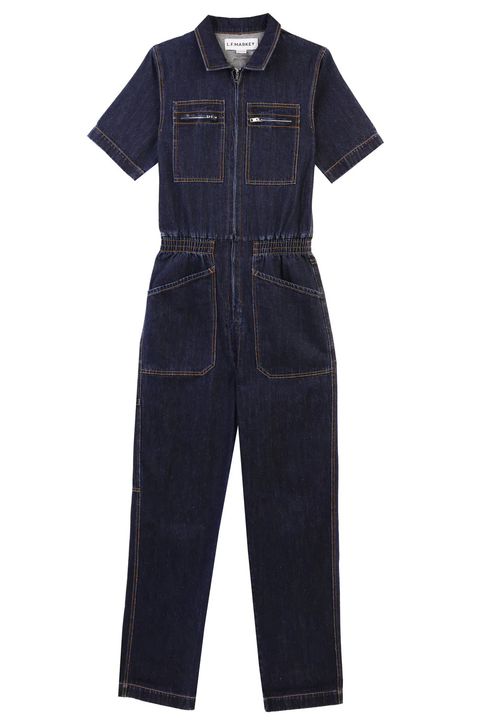 L.F. Markey Danny S/S  Boilersuit // Indigo