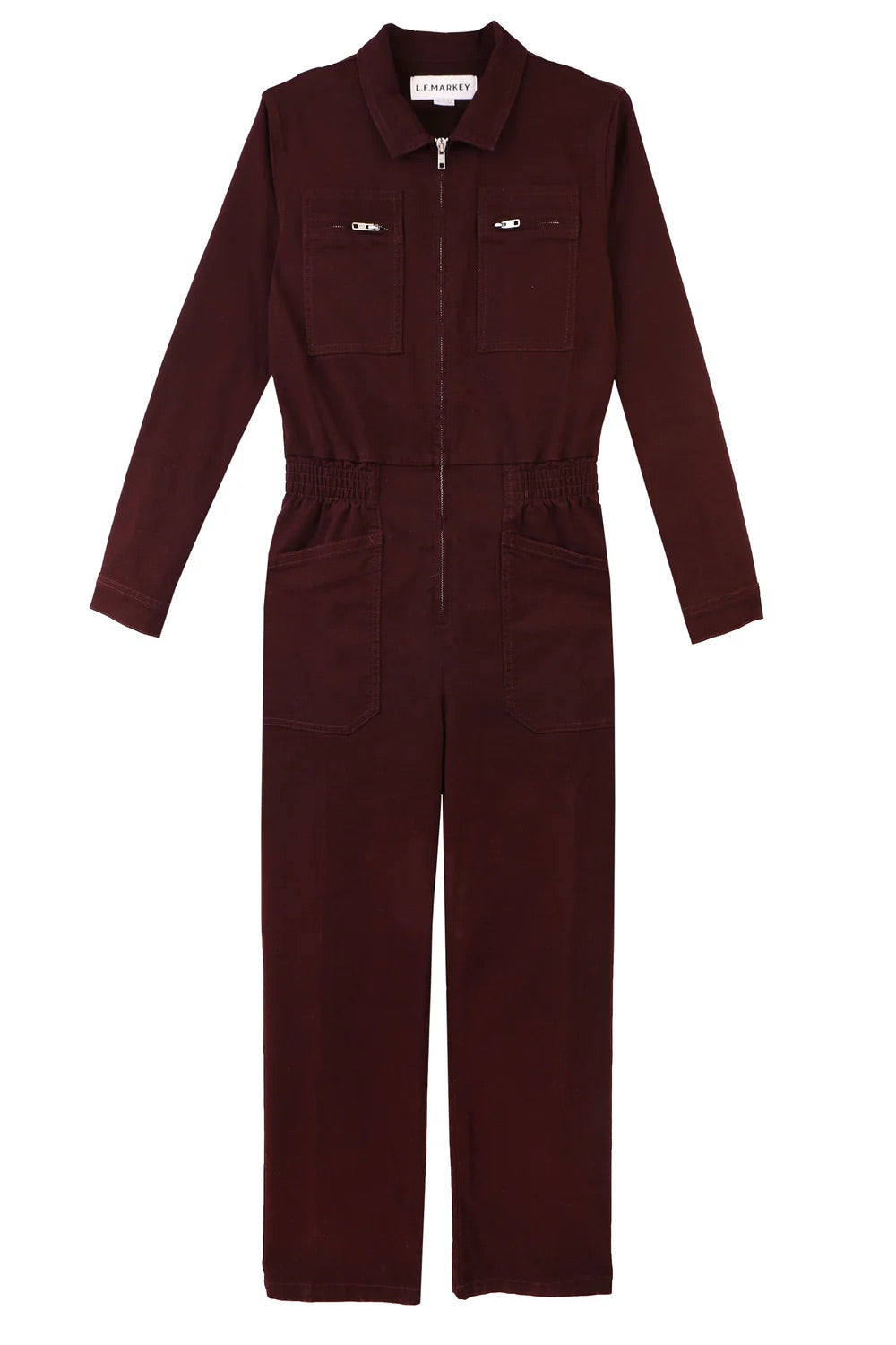 L.F. Markey Danny L/S Boilersuit // Plum