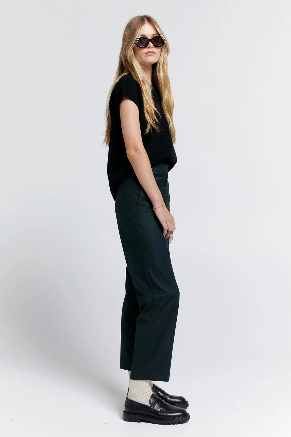 Karen Walker Dark Matters Trousers // Dark Green