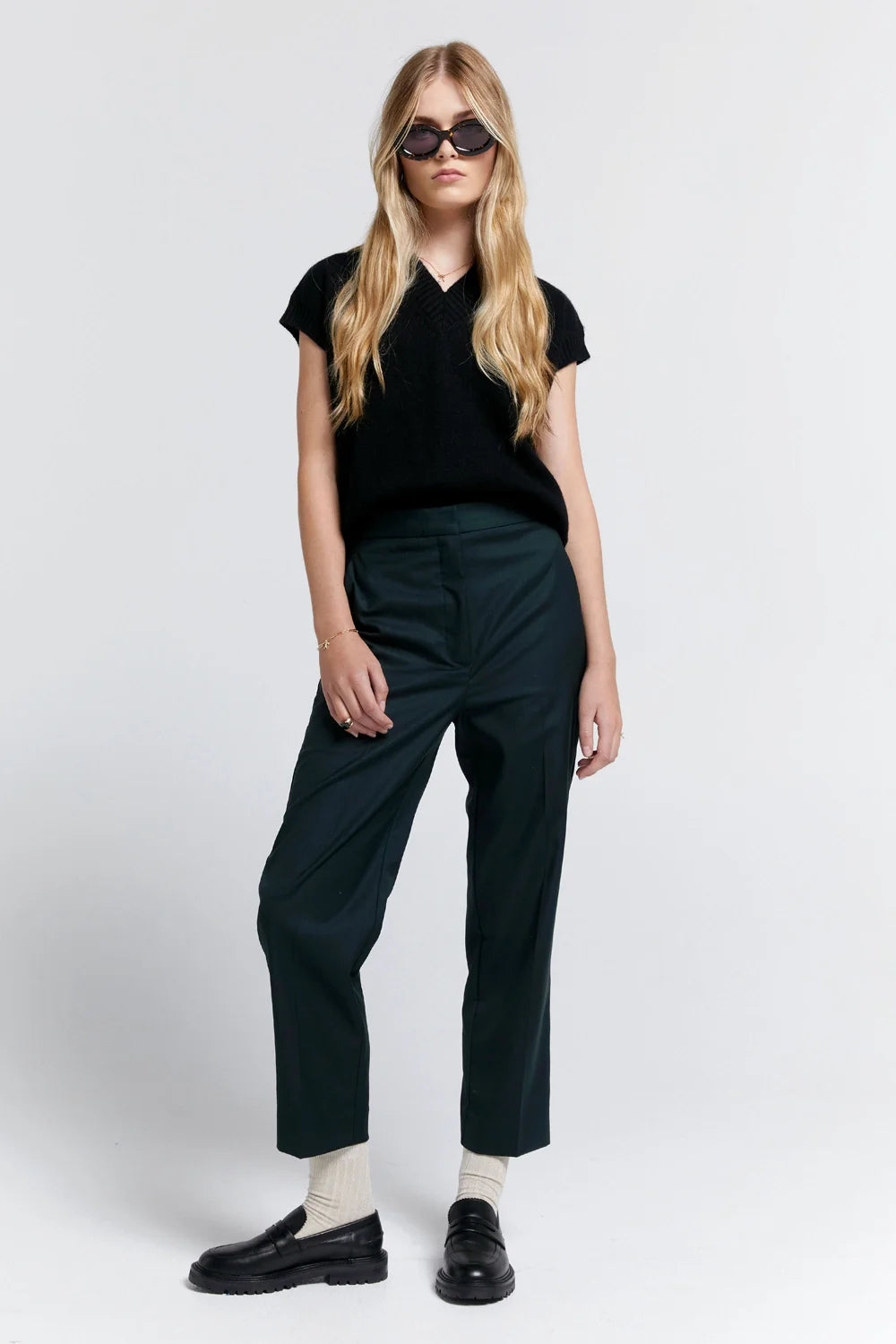 Karen Walker Dark Matters Trousers // Dark Green