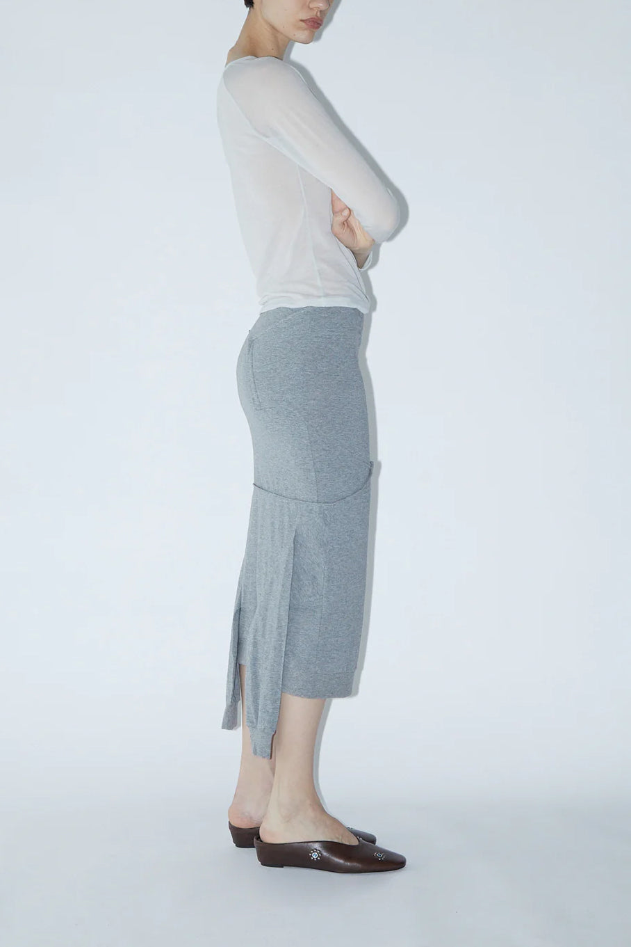 Paloma Wool Hiro Top // Light Grey
