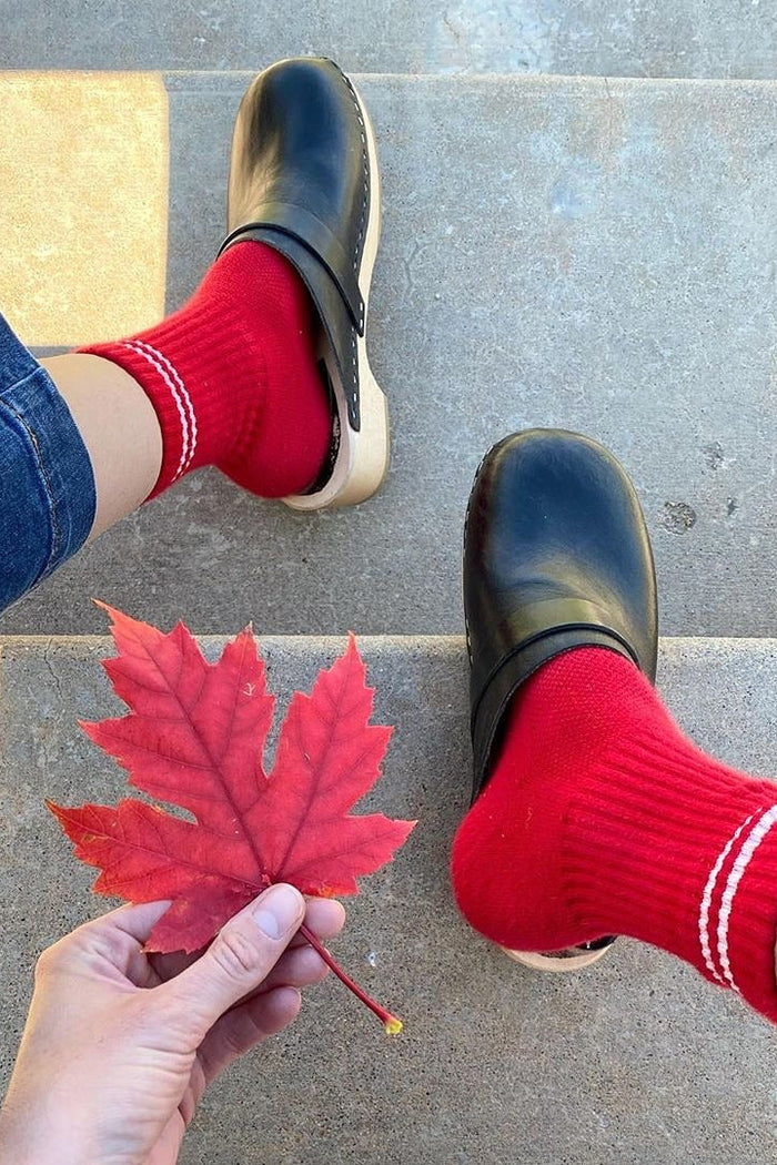 Le Bon Shoppe Boyfriend Socks // Red