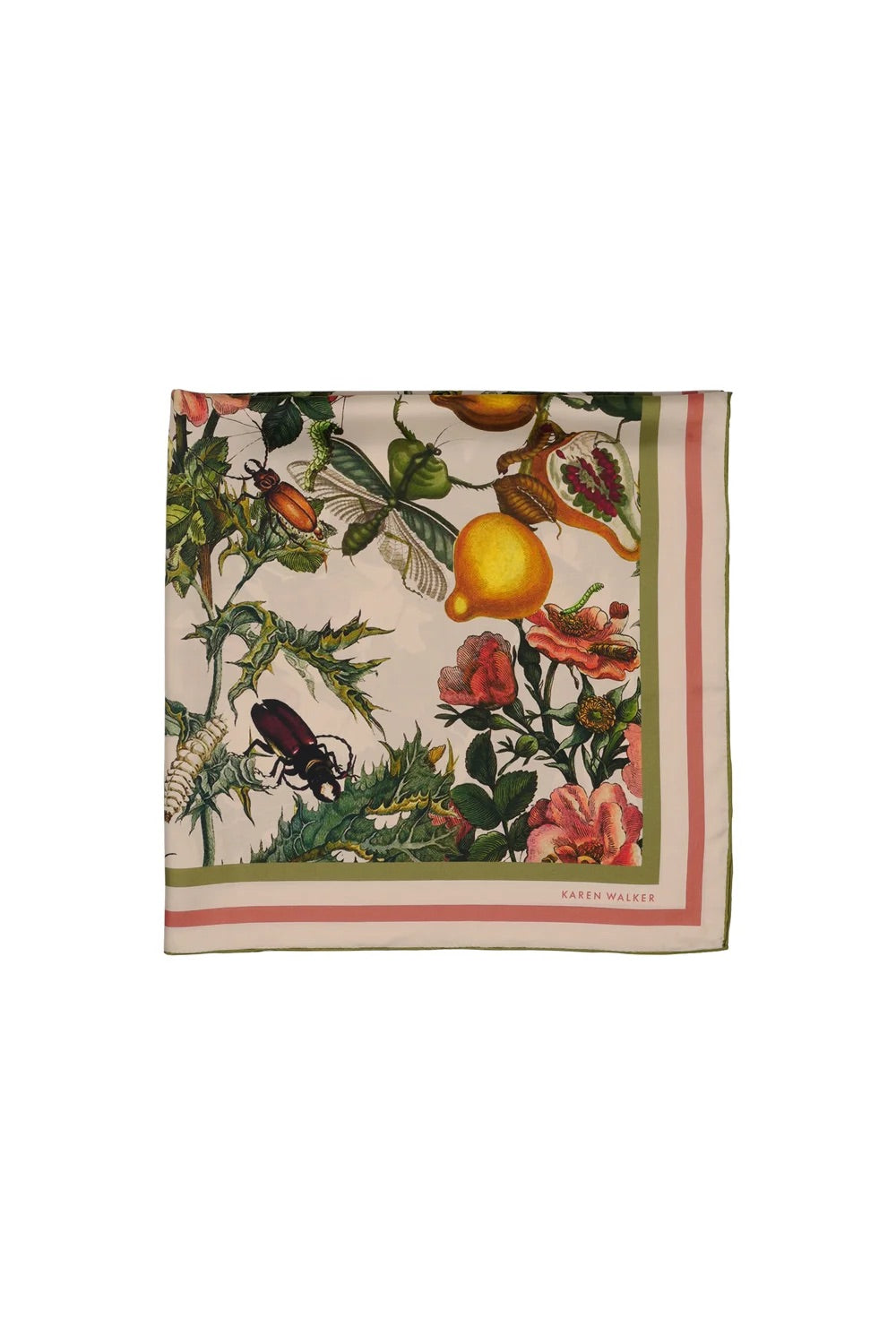 Karen Walker Insects & Fruit Classic Scarf