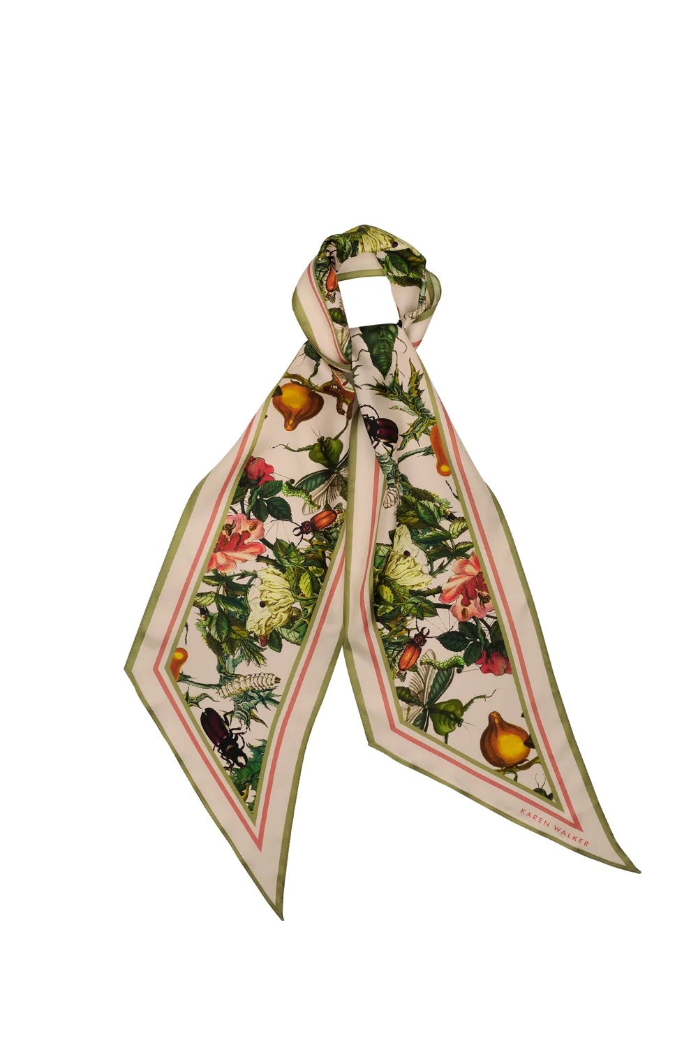 Karen Walker Insects & Fruit Sash Scarf