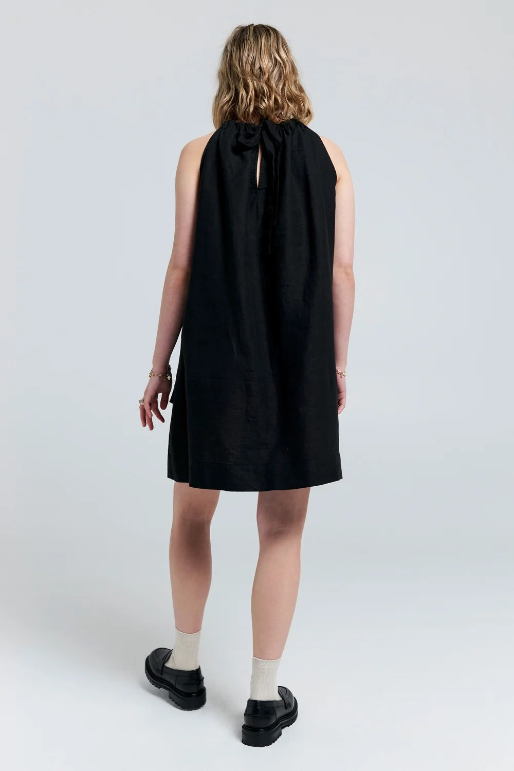 Karen Walker Wardian Bow Back Dress // Black