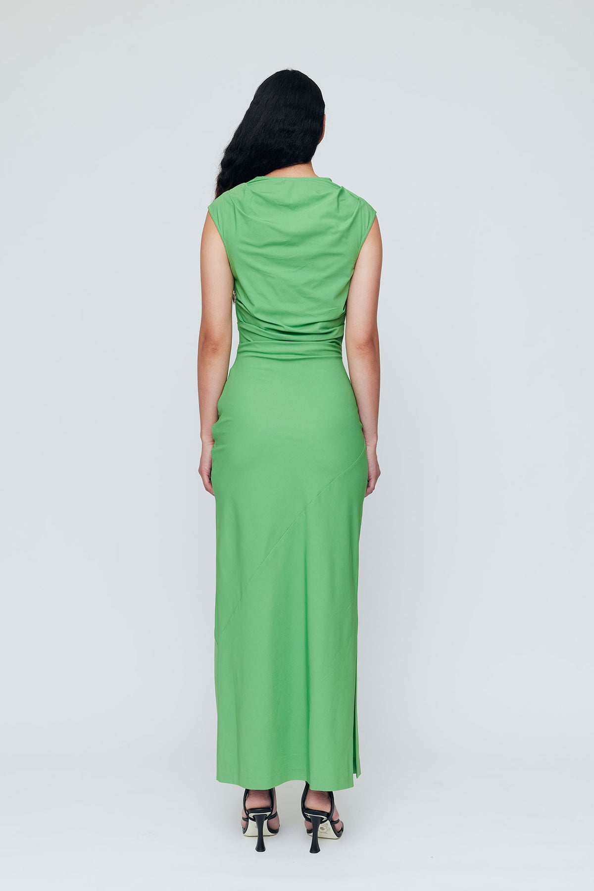 Wynn Hamlyn Rina Maxi Dress // Bud Green