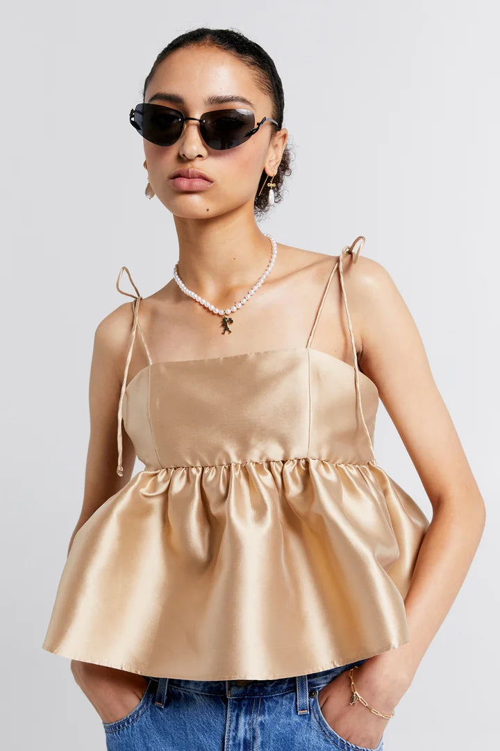 Karen Walker Zestful Top // Champagne