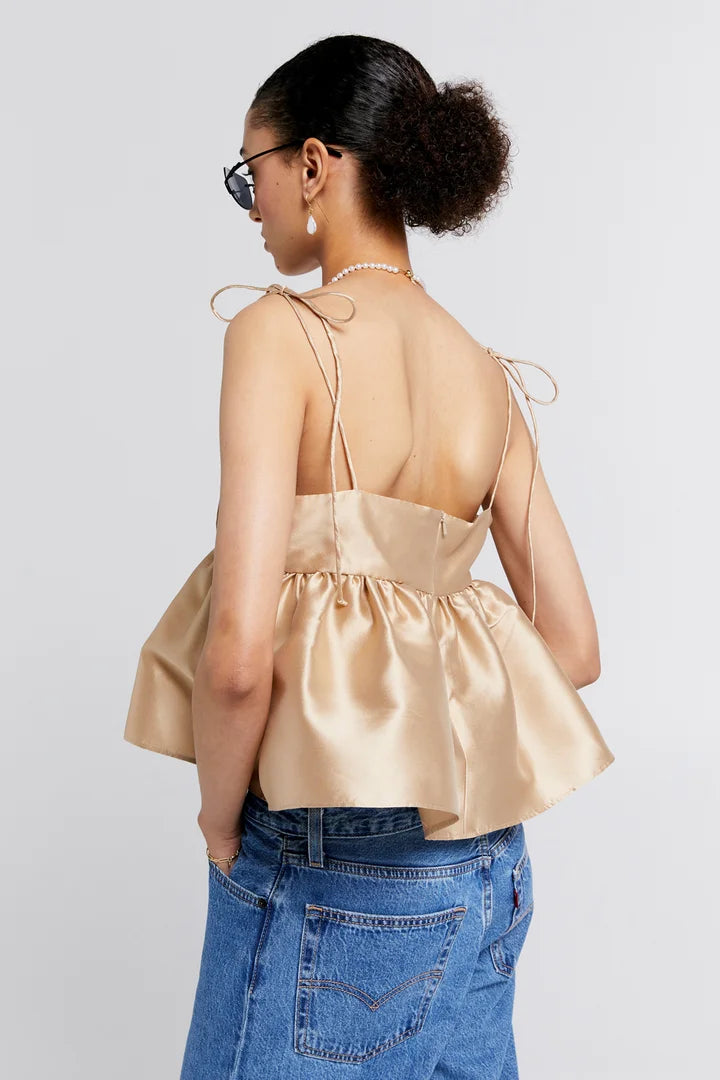 Karen Walker Zestful Top // Champagne